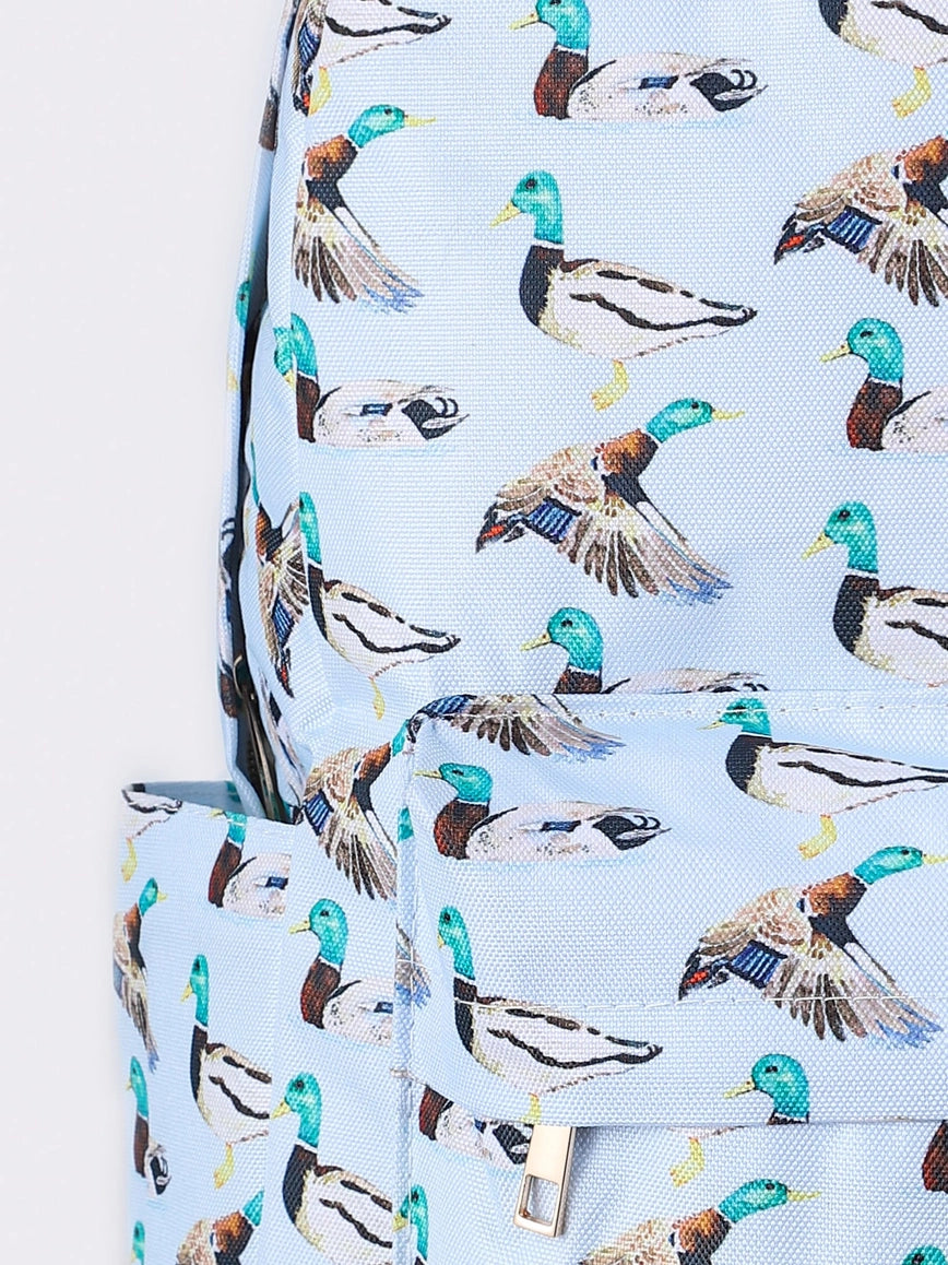 Blue Duck Hunting Kids Canvas Backpack
