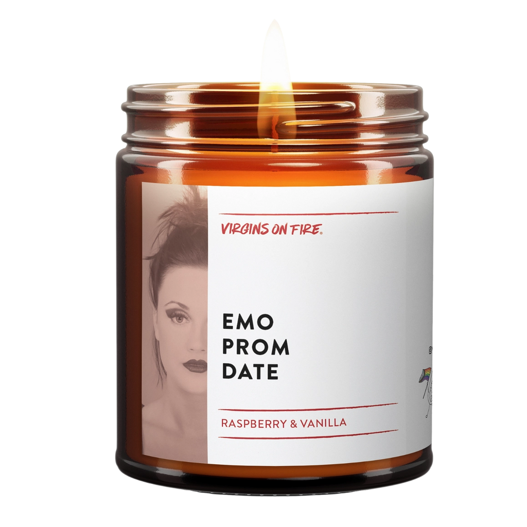 Emo Prom Date (Raspberry & Vanilla) 👩🏼‍🎤🖤 Scented Candle
