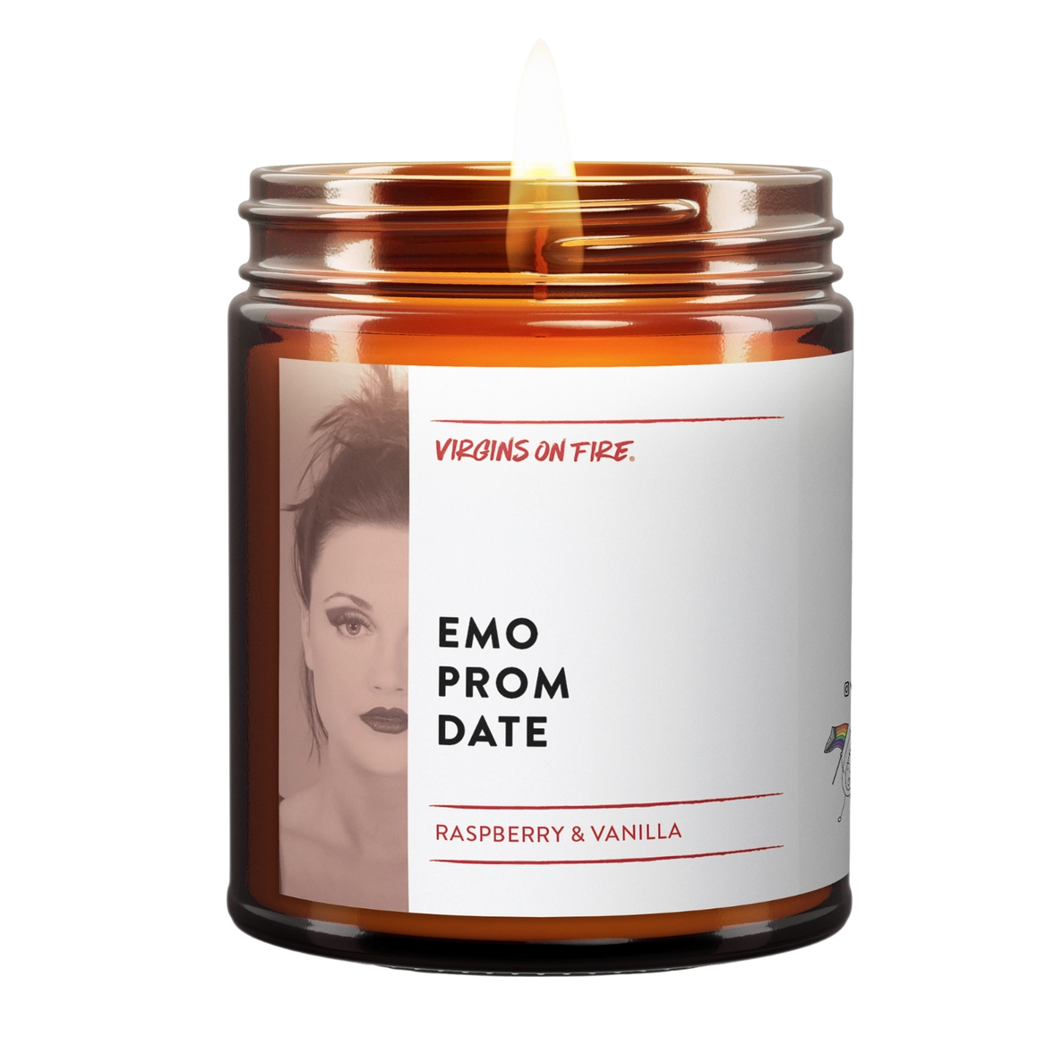 Emo Prom Date (Raspberry & Vanilla) 👩🏼‍🎤🖤 Scented Candle