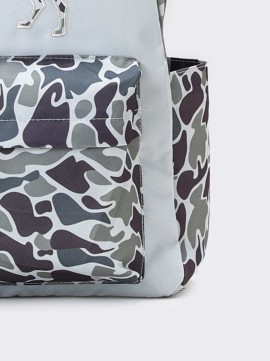 Hunting Dog Appliqué Kids Boys Canvas Backpack