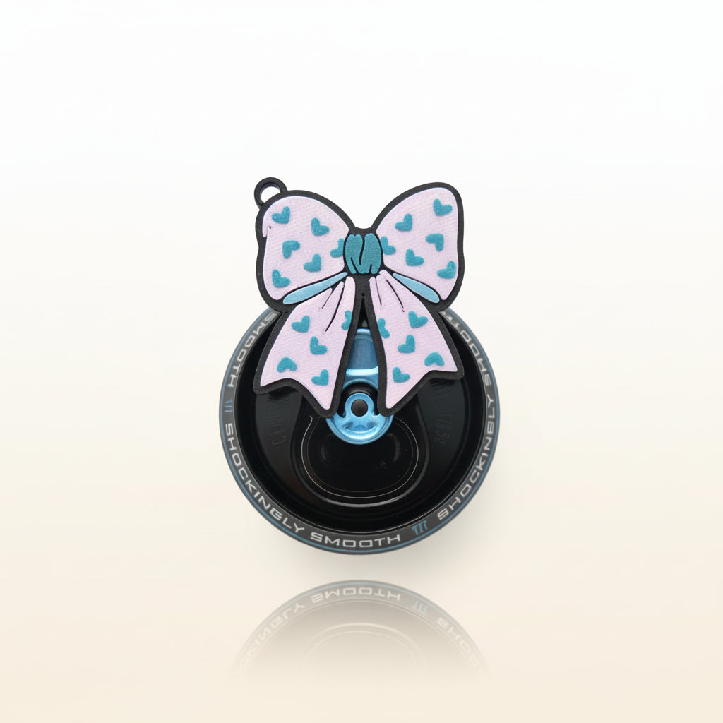 Heart Bow Can Tab Opener Keychain – 3D Printed