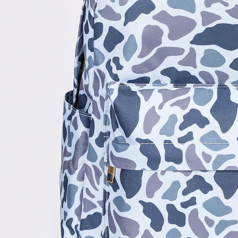 Camouflage Print Kids Canvas Backpack