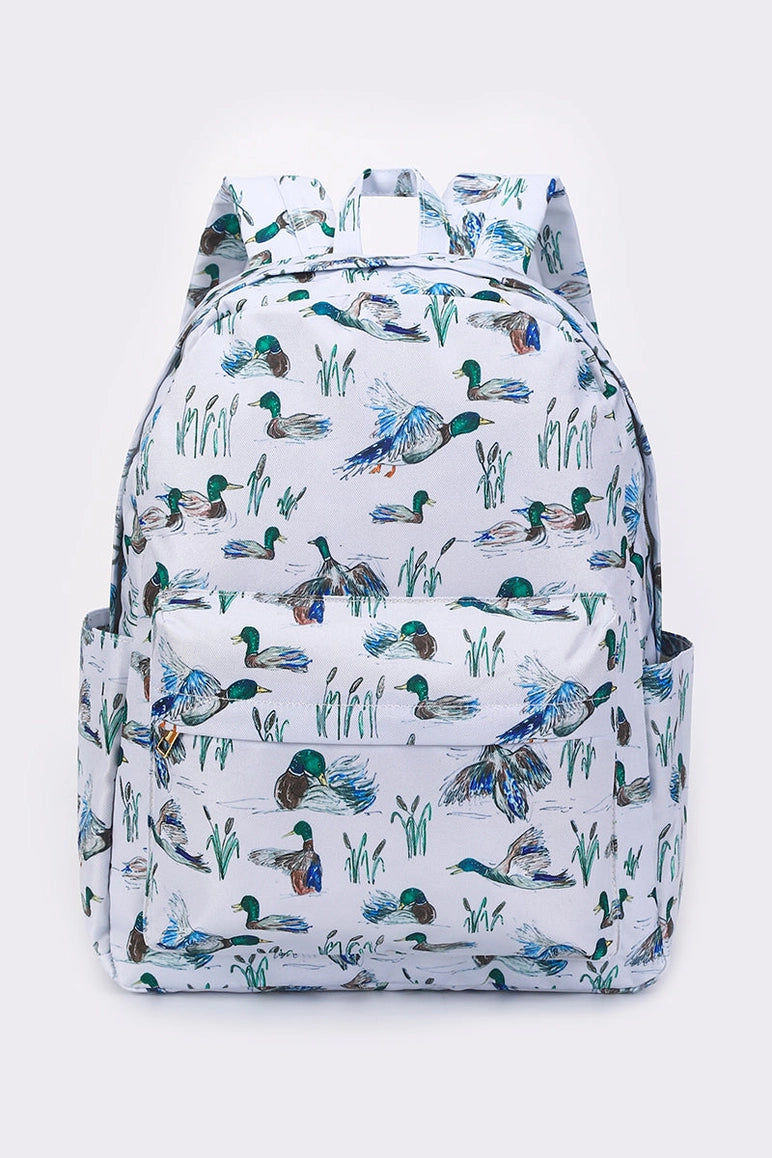 Kids Backpack with Duck Print