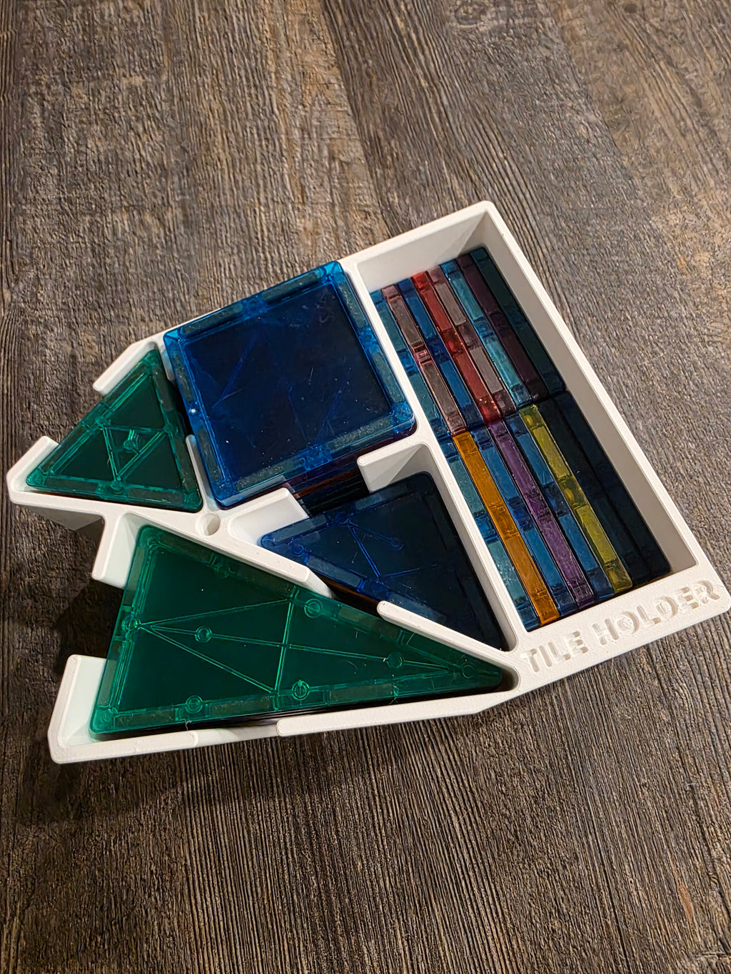 Magnatile Organizer – 3D-Printed Tile Holder for Magnetic Tile Sets