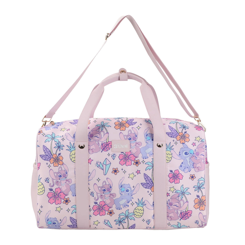 Disney Stitch & Angel Tropical Duffle Travel Bag
